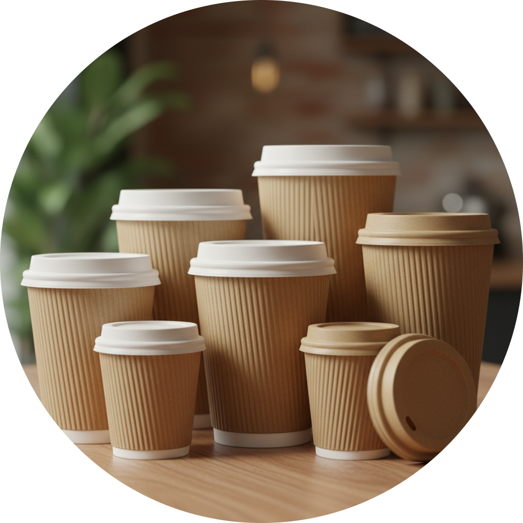 Coffee Cups and Lids