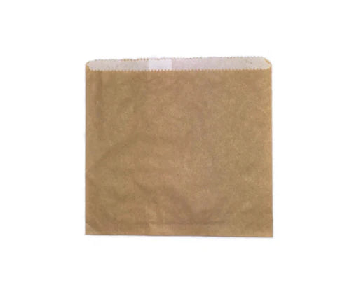 Oil Proof Brown Paper Bags 40gms 20.5*21 cm x 500's