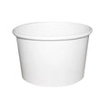 4oz Ice Cream Cups Plain White