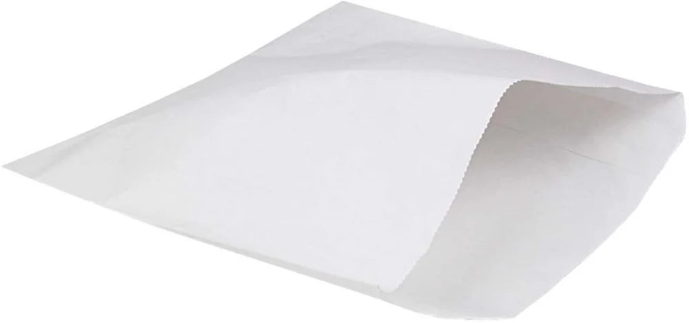 40g white grease proof paper plain 18cm x 25 cm 3000's